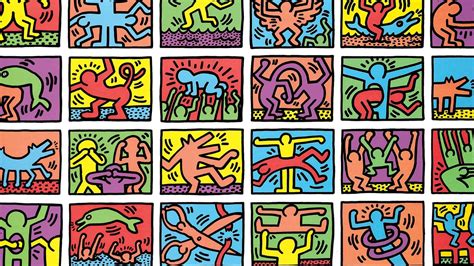 keith haring street art boy.